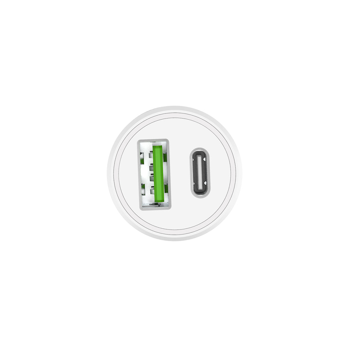 Rixus RXCC16S Fast Car Adapter Dual Port (PD+QC 3.0) (Counter Display)