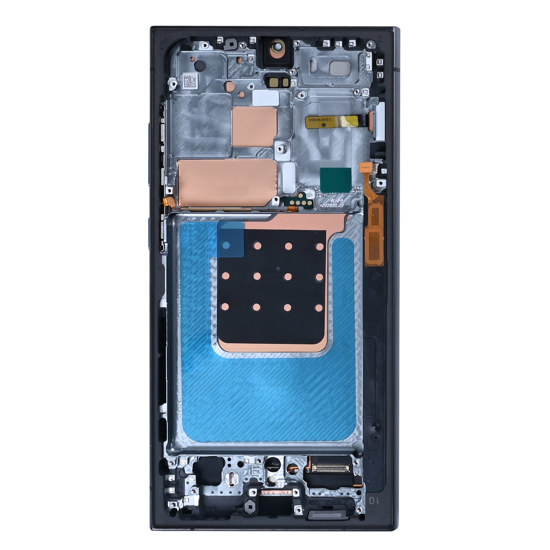 Samsung Galaxy S24 Ultra S928B Display And Digitizer With Frame Titanium Black Service Pack