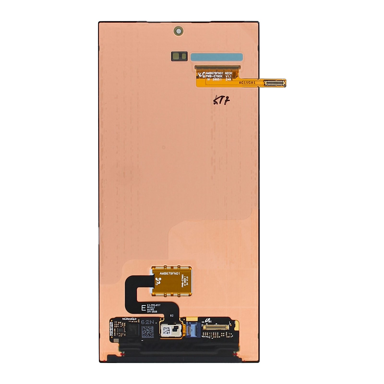 Samsung Galaxy S24 Ultra S928B Display And Digitizer Without Frame Black Service Pack