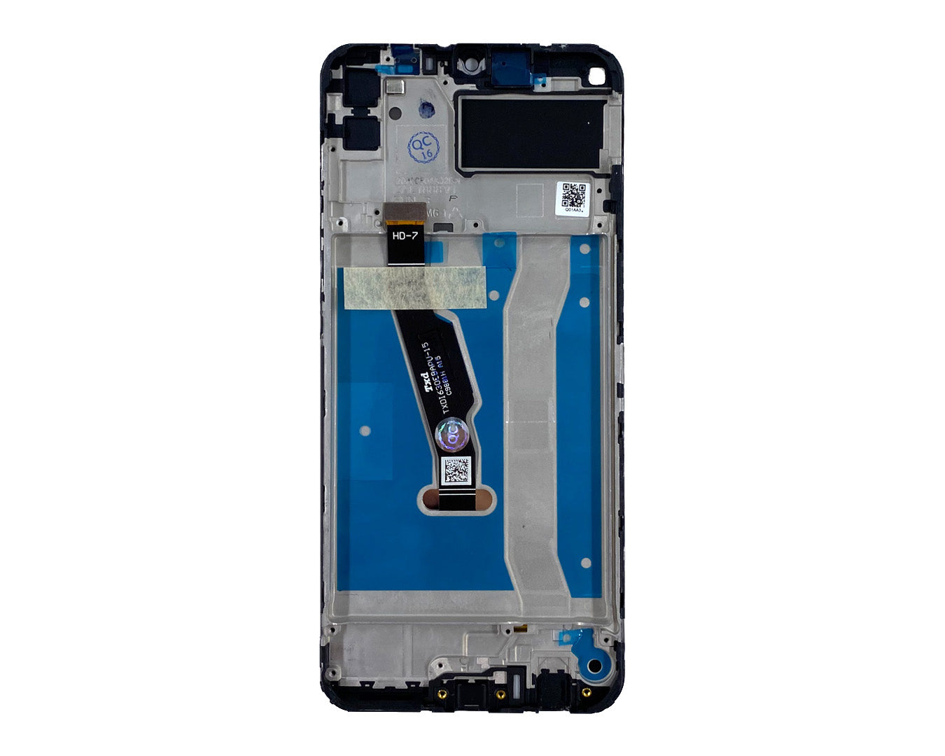 Huawei Honor 9A Display And Digitizer With Frame Black OEM