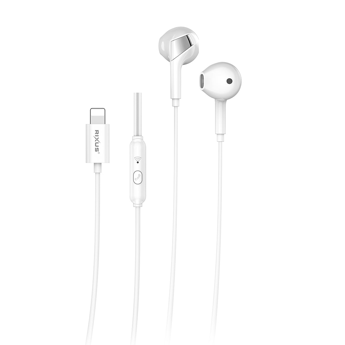Rixus RXHD19L Soundmagic Lightning Connector Earphone Headset