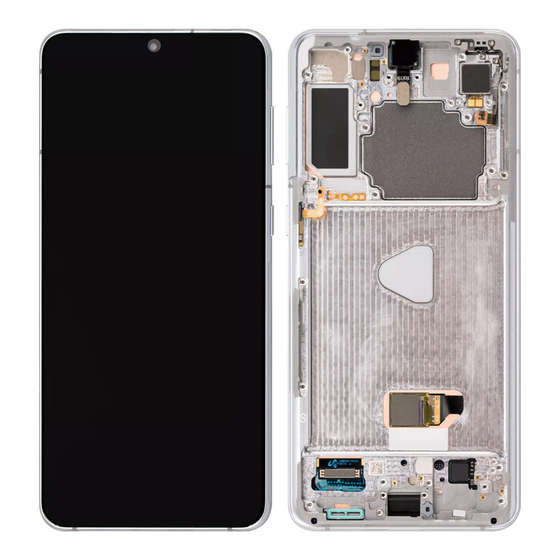 Samsung Galaxy S21 Plus 5G G996B Display And Digitizer With Frame Phantom Silver Service Pack