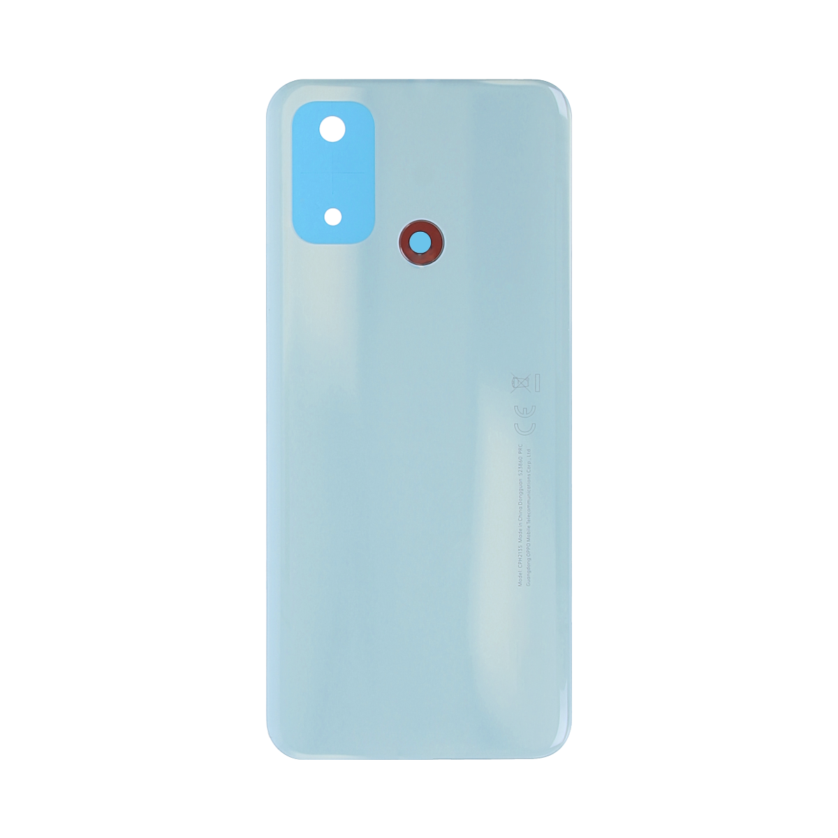 Oppo A53s, A53 Back Cover Without Lens Fairy White OEM