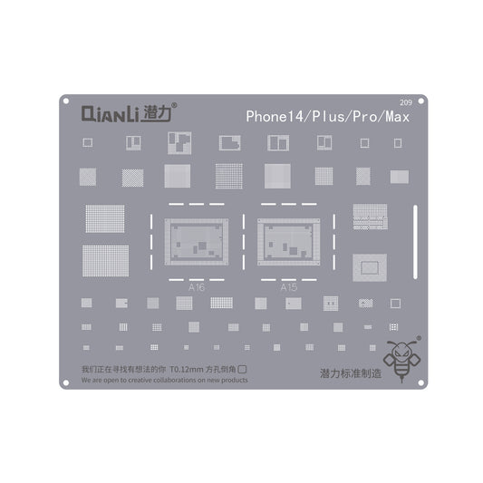 QIANLI Bumblebee Stencil QS209 For Apple iPhone 14 Series
