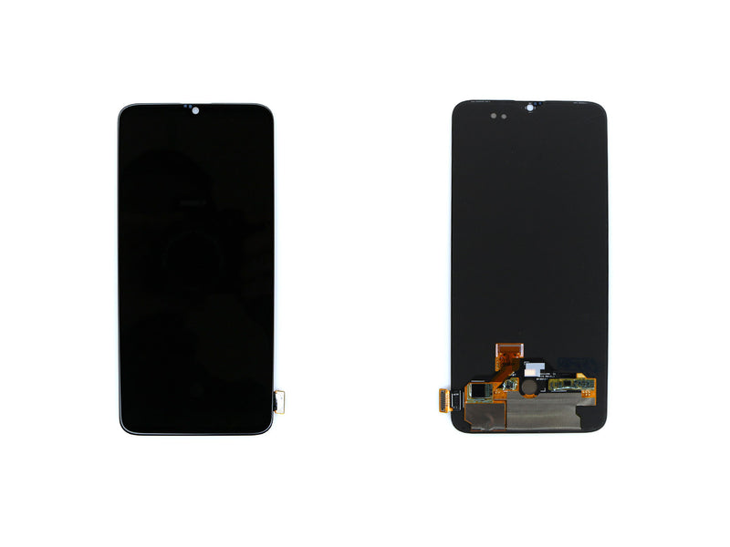 OnePlus 6T Display And Digitizer With Frame Mirror Black OEM
