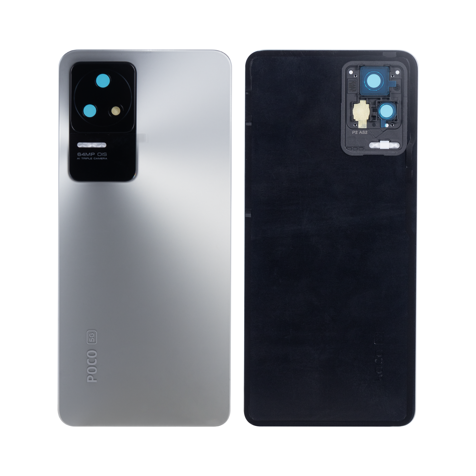 Xiaomi Poco F4 5G Back Cover With Lens Moonlight Silver OEM