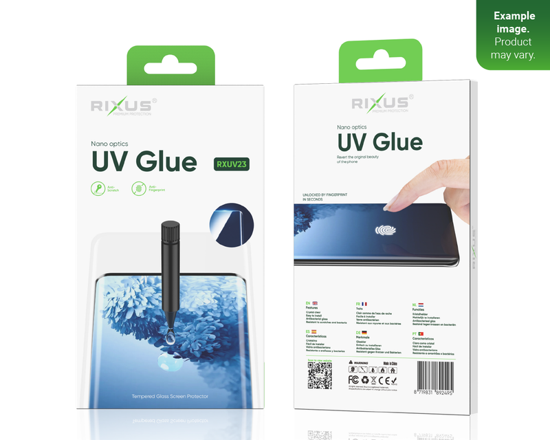 Rixus For Samsung S21 FE G990B UV Glue Liquid Glass