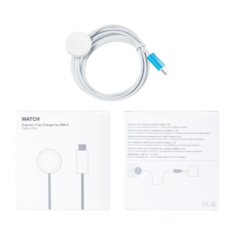 For Watch Series Magnetic Charger To Type-C Cable 100cm White Retail Box