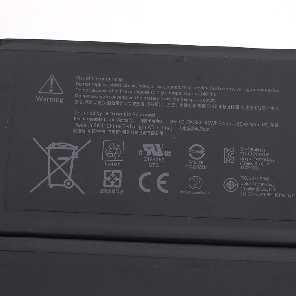Microsoft Surface Pro 5 Battery DYNM02 OEM