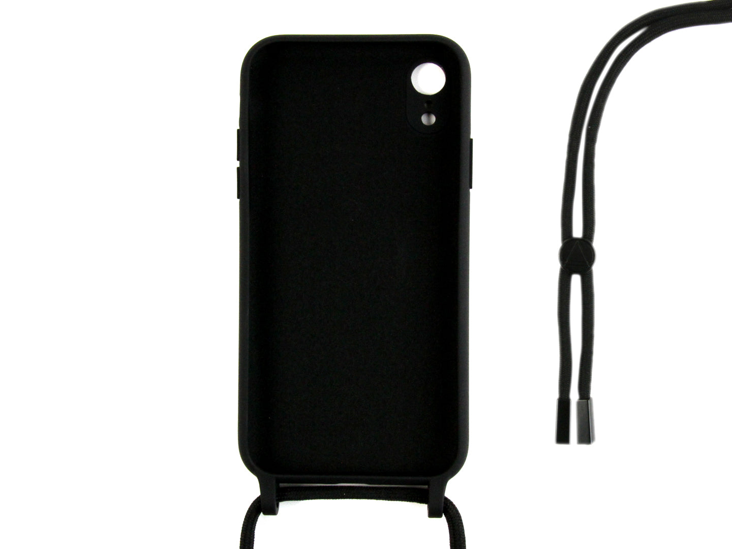 Rixus TPU Necklace Cord Cover For Apple iPhone XR Black