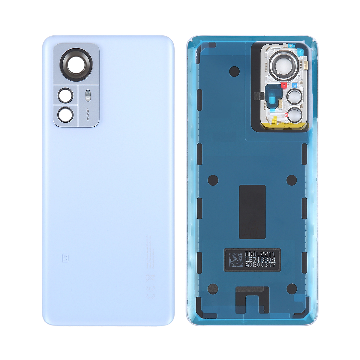 Xiaomi 12 Pro Back Cover With Lens Blue Original
