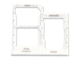 Samsung Galaxy A41 A415F Sim Card Holder Prism Crush Silver OEM