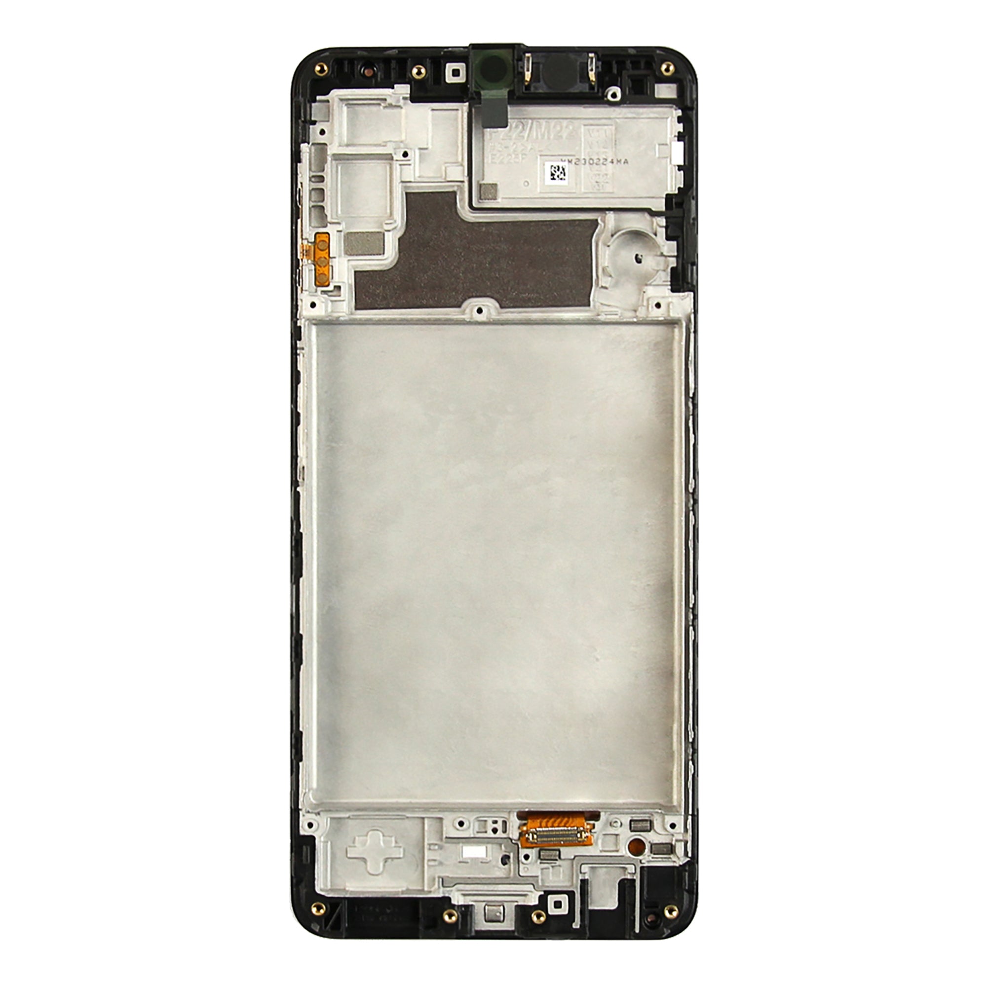 Samsung Galaxy M22 M225F Display And Digitizer With Frame Black Service Pack