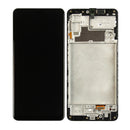 Samsung Galaxy M22 M225F Display And Digitizer With Frame Black Service Pack