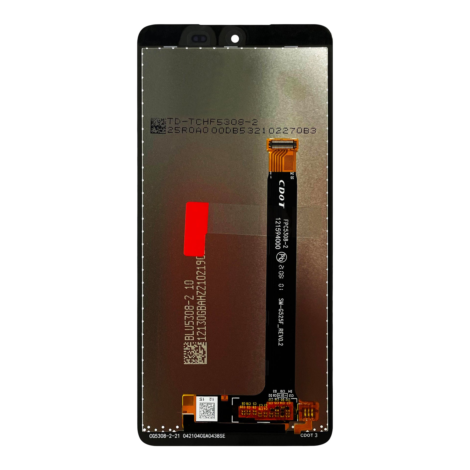Samsung Galaxy Xcover 5 G525F Display And Digitizer Without Frame Black Service Pack