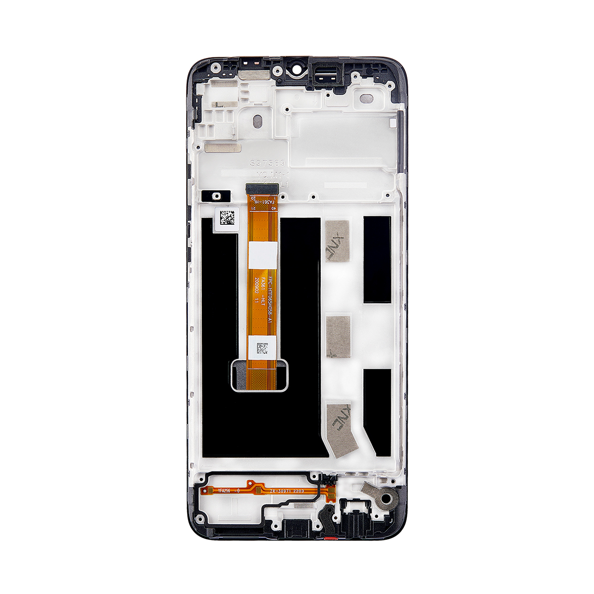 Oppo A15, A15S Display And Digitizer With Frame Dynamic Black OEM