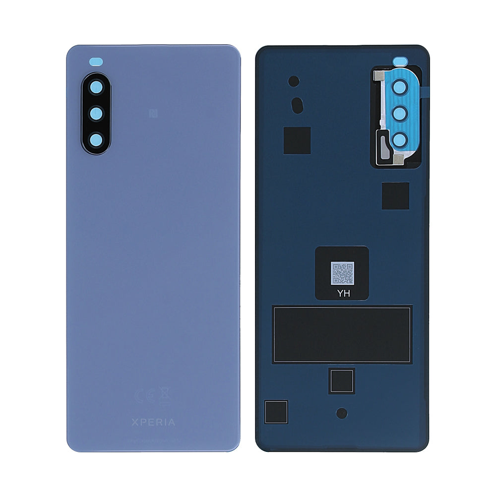 Sony Xperia10 III Back Cover With Lens Blue OEM