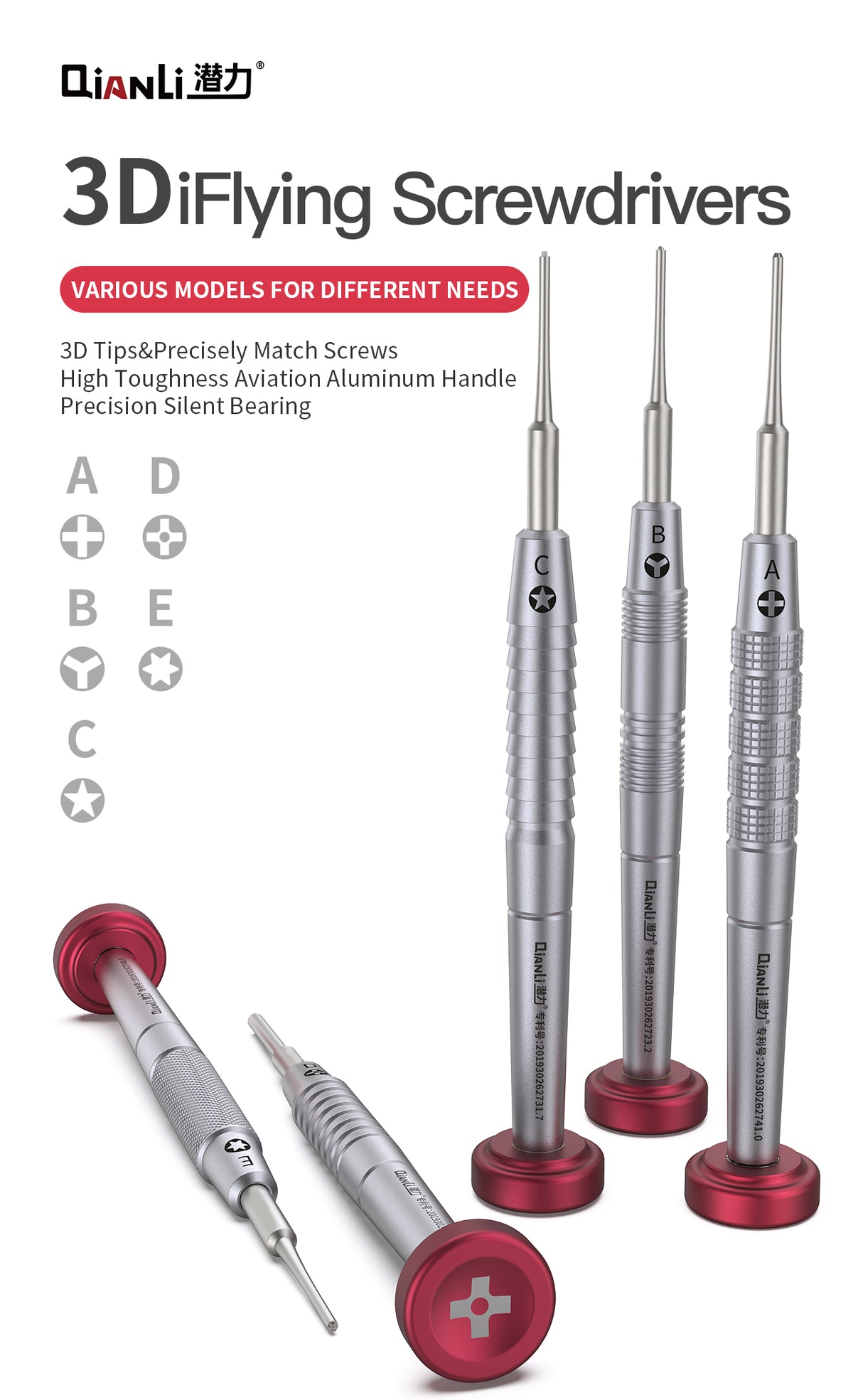 QIANLI iFlying 3D Screwdrivers kit