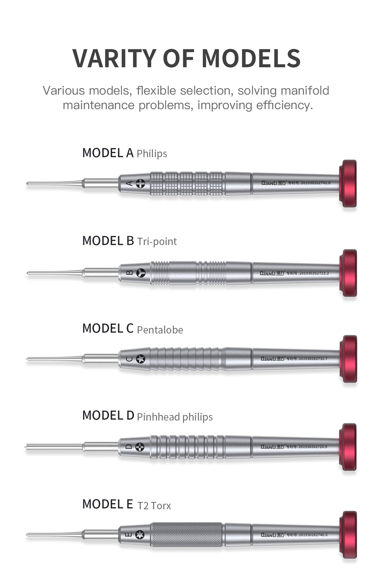 QIANLI iFlying 3D Screwdrivers kit