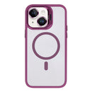 Rixus Classic 03 Case With MagSafe Compatible For Apple iPhone 15 Dark Pink