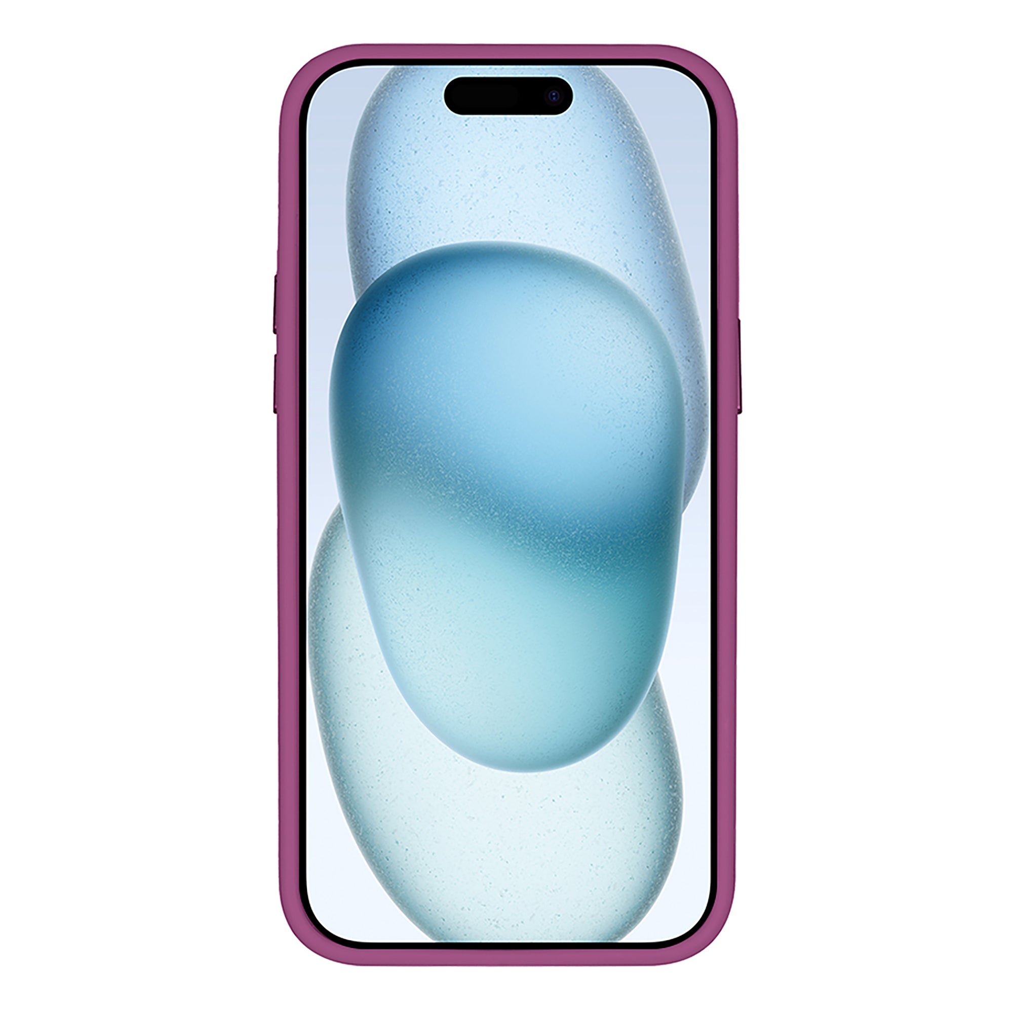 Rixus Classic 03 Case With MagSafe Compatible For Apple iPhone 15 Dark Pink
