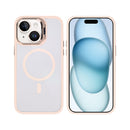 Rixus Classic 03 Case With MagSafe Compatible For Apple iPhone 15 Light Pink