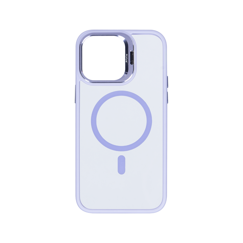 Rixus Classic 03 Case With MagSafe For iPhone 15 Light Purple