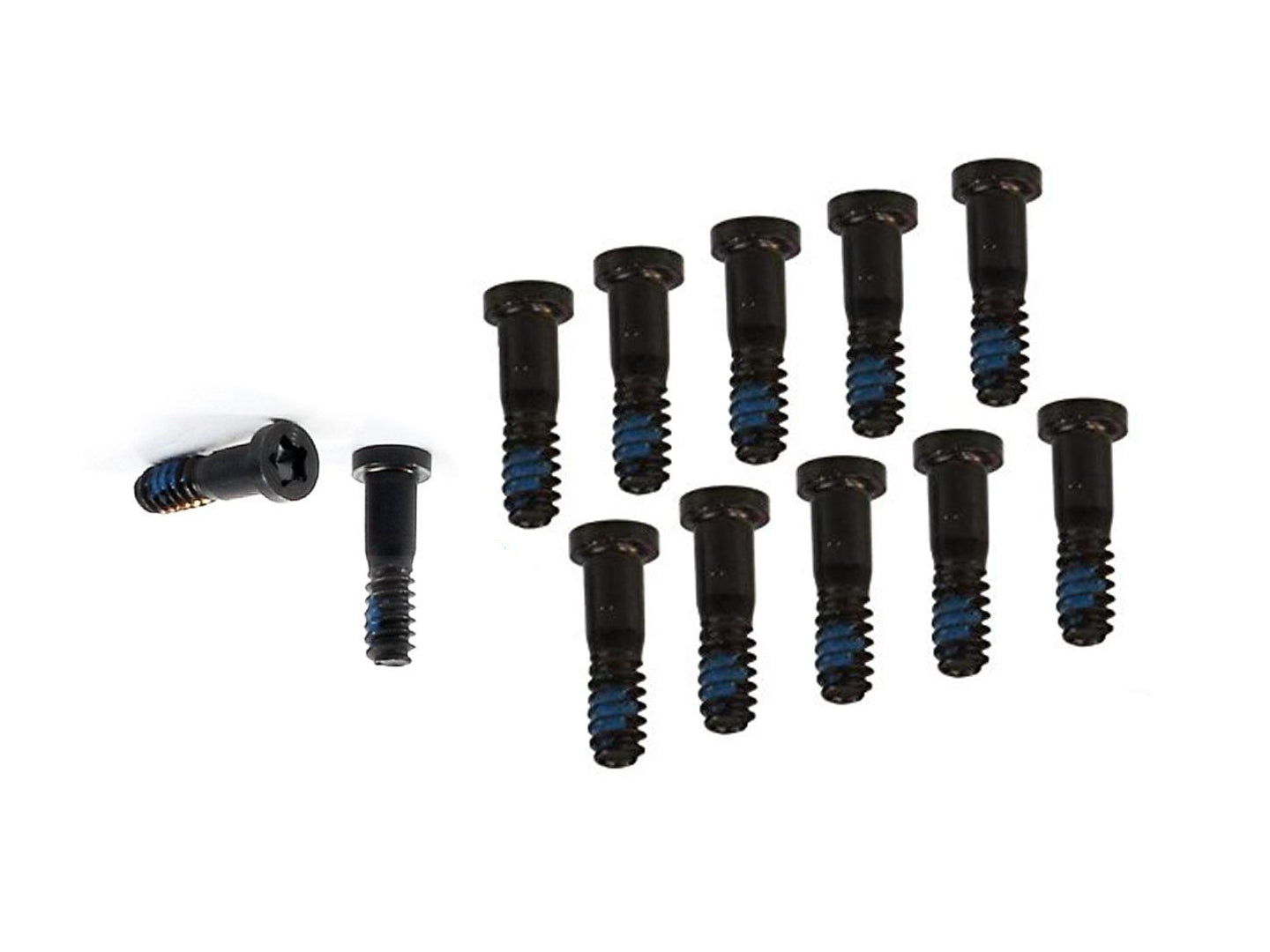 For iPhone 8, iPhone 8 Plus Bottom Screw Set Black (10pc)