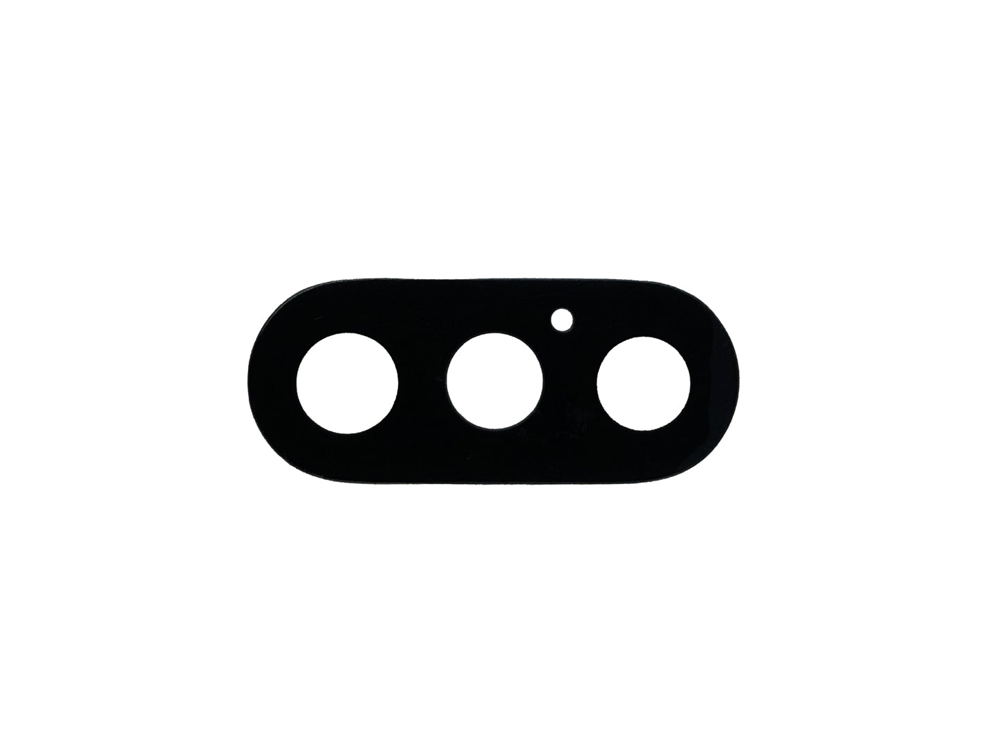 For Apple iPhone X Camera Lens Cover Set Black OEM (5pcs)