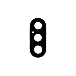 For Apple iPhone X Camera Lens Cover Set Black OEM (5pcs)