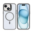 Rixus Classic 03 Case With MagSafe Compatible For Apple iPhone 15 Titanium Grey