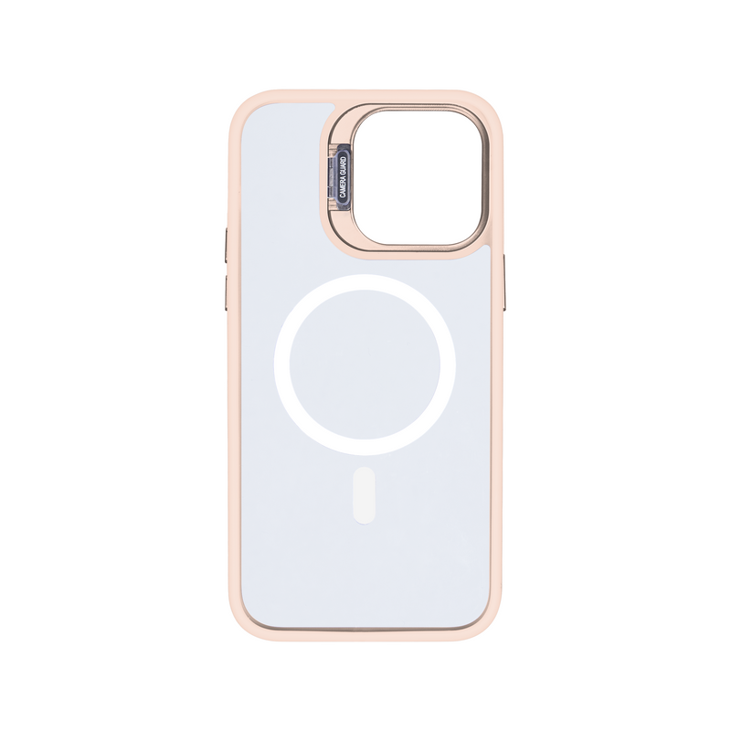 Rixus Classic 03 Case With MagSafe For iPhone 15 Pro Light Pink