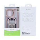 Rixus Classic 03 Case With MagSafe For Apple iPhone 15 Pro Light Pink
