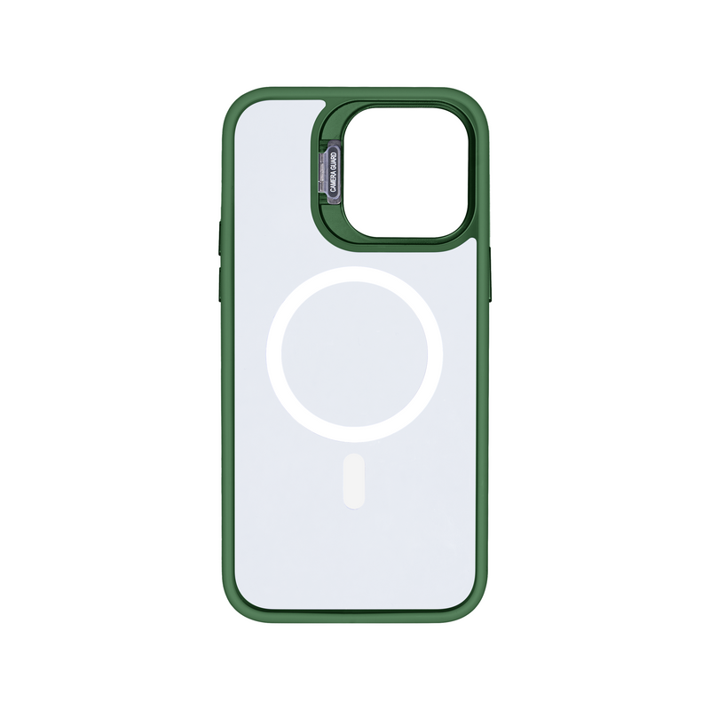 Rixus Classic 03 Case With MagSafe For iPhone 15 Pro Dark Green