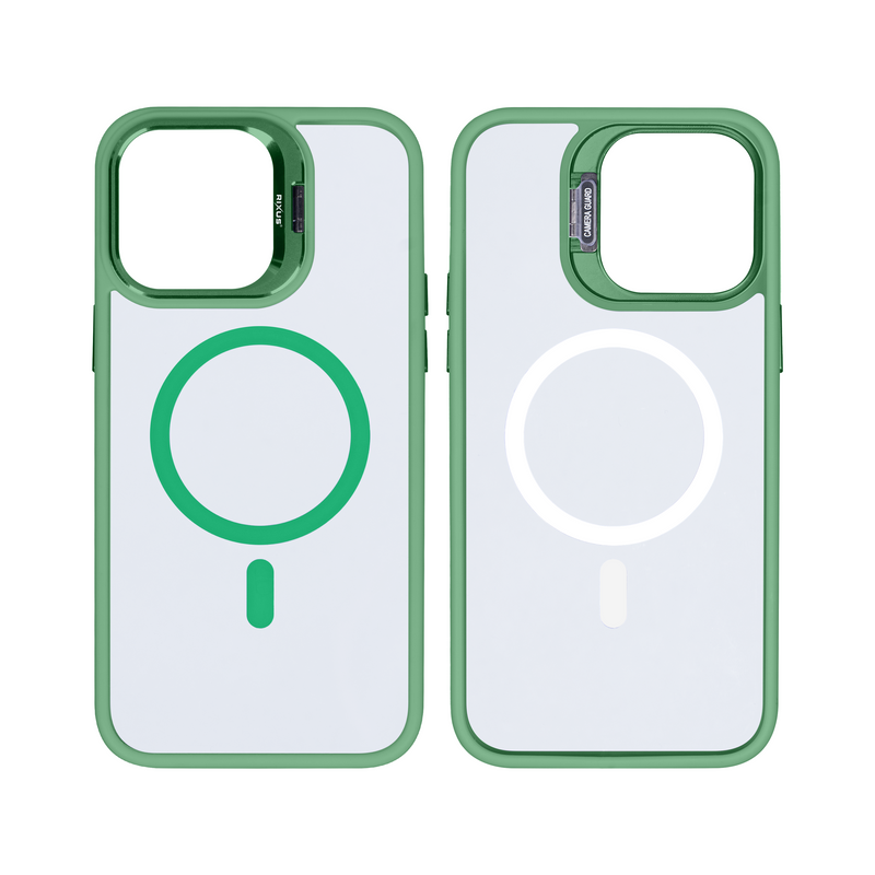 Rixus Classic 03 Case With MagSafe For iPhone 15 Pro Max Light Green