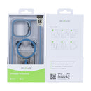 Rixus Classic 03 Case With MagSafe Compatible For Apple iPhone 15 Plus Light Blue