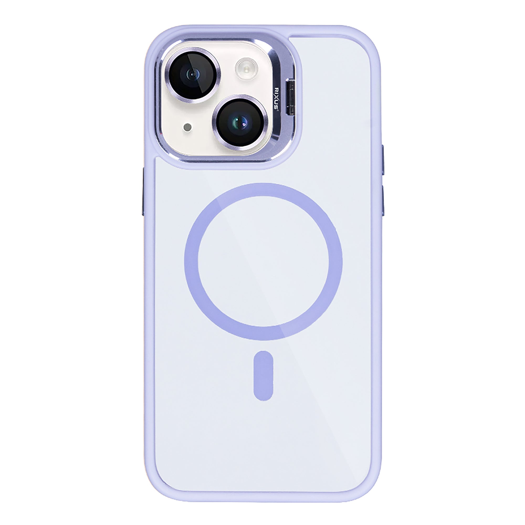 Rixus Classic 03 Case With MagSafe Compatible For Apple iPhone 15 Plus Light Purple