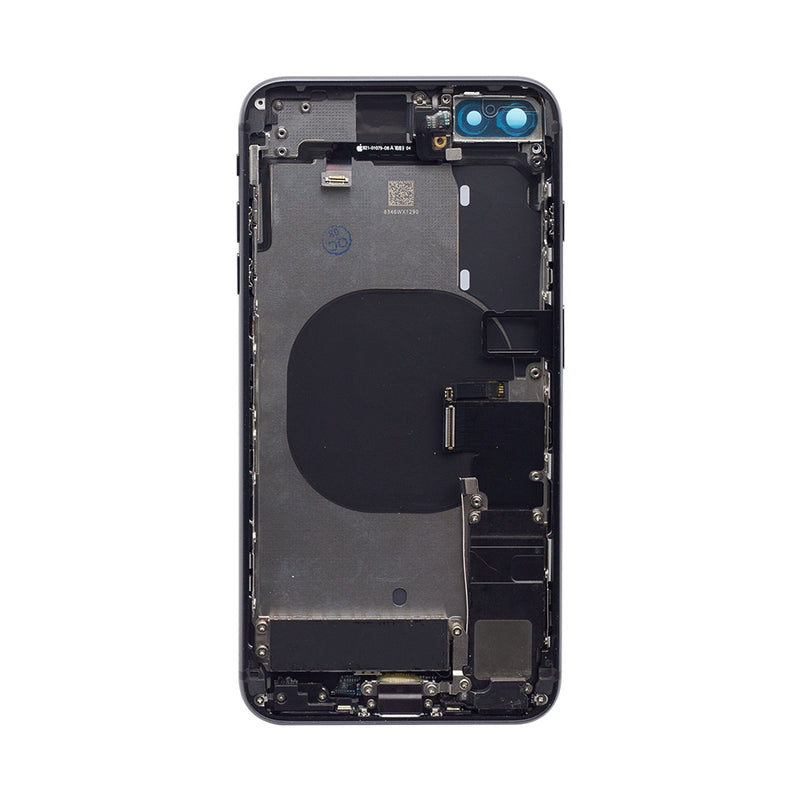 For iPhone 8 Plus Complete Housing Incl All Small Parts Without Battery and Back Camera (Black)