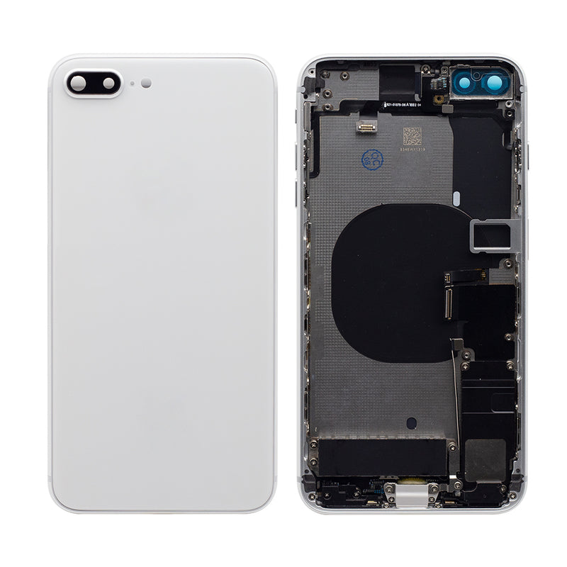 For iPhone 8 Plus Complete Housing Incl. All Small Parts Without Battery and Back Camera (White)