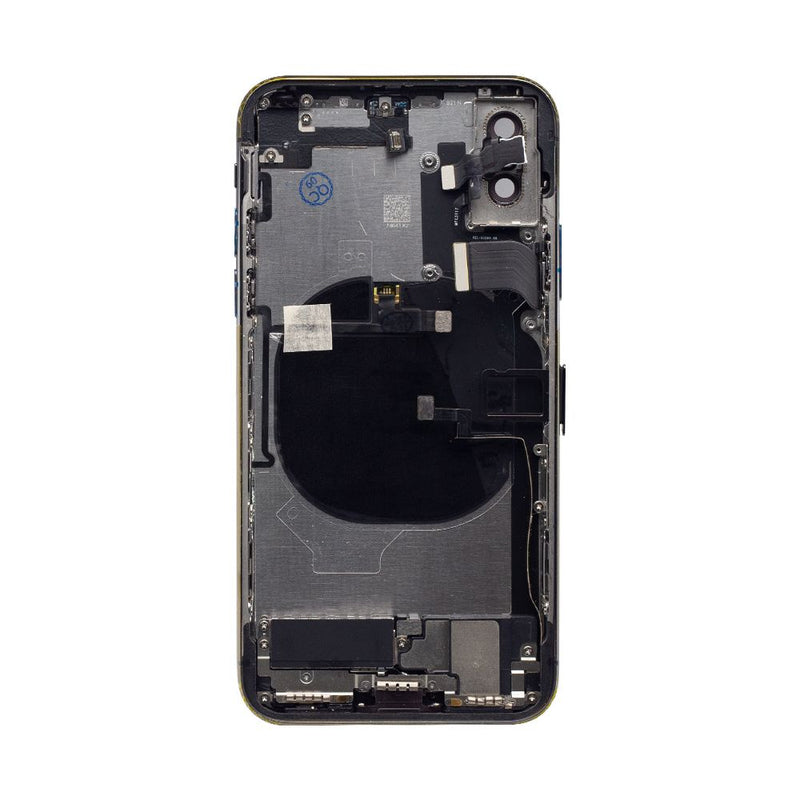 For iPhone X Complete Housing Incl. All Small Parts Without Battery and Back Camera (Black)