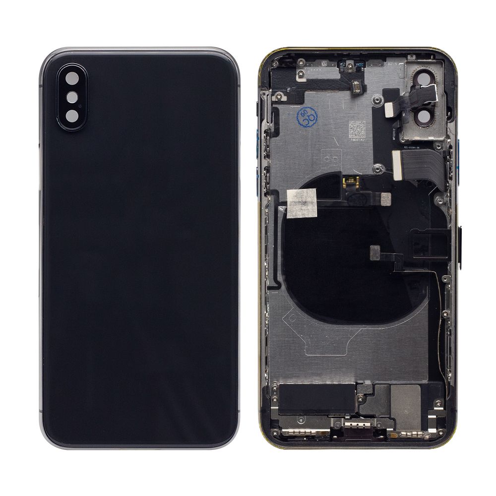 For Apple iPhone X Housing With Small Parts Black OEM