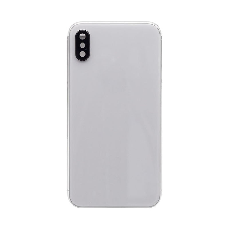 For iPhone X Complete Housing Incl. All Small Parts Without Battery and Back Camera (White)