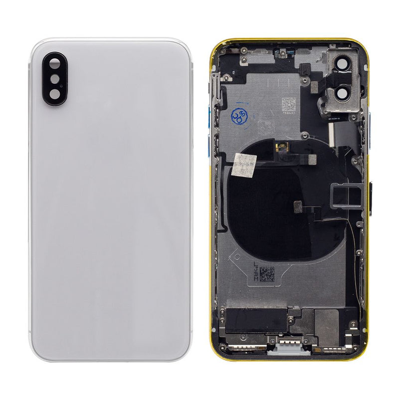 For iPhone X Complete Housing Incl. All Small Parts Without Battery and Back Camera (White)