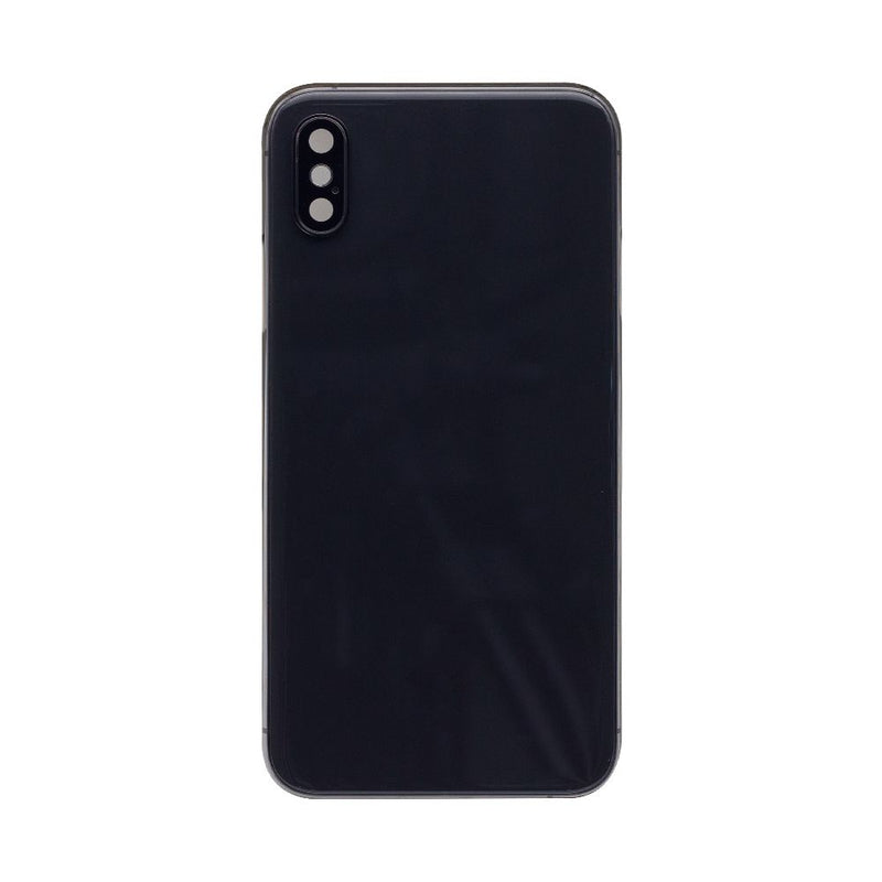 For iPhone XS Complete Housing Incl. All Small Parts Without Battery and Back Camera (Black)