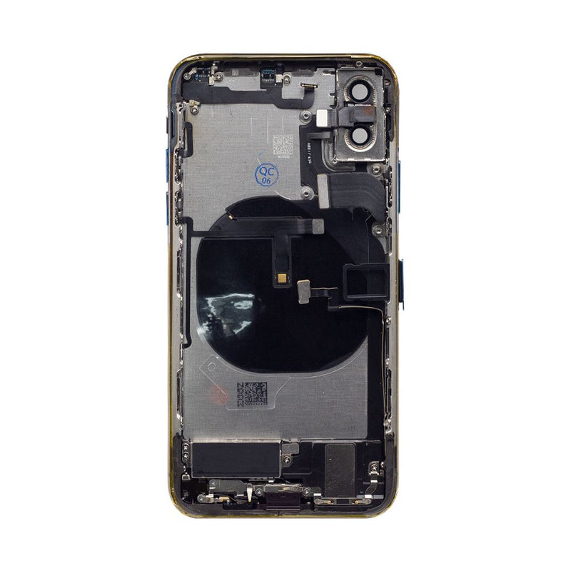 For iPhone XS Complete Housing Incl. All Small Parts Without Battery and Back Camera (Black)