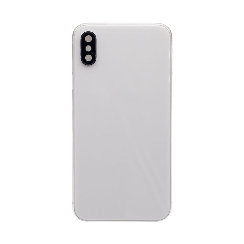 For iPhone XS Complete Housing Incl All Small Parts Without Battery and Back Camera (White)