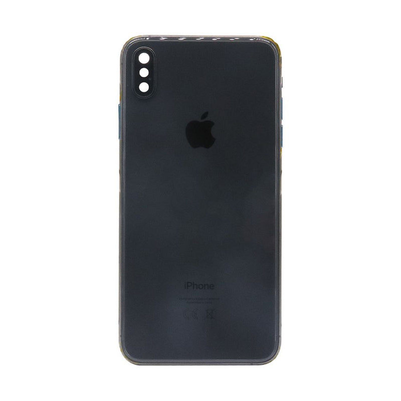 For iPhone XS Max Complete Housing Incl. All Small Parts Without Battery and Back Camera (Black)