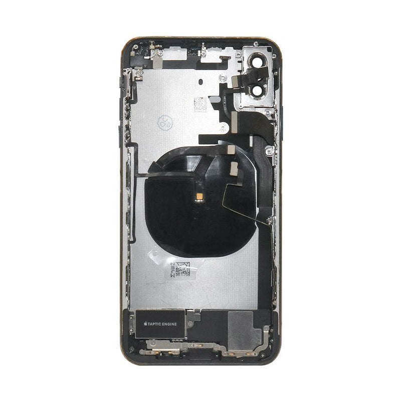 For iPhone XS Max Complete Housing Incl. All Small Parts Without Battery and Back Camera (Black)