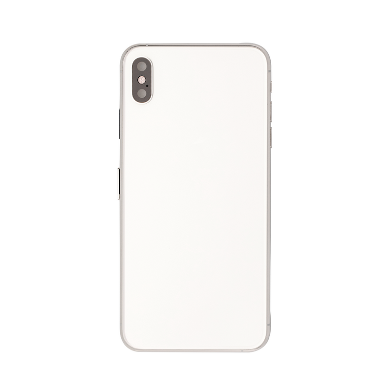 For iPhone XS Max Complete Housing Incl. All Small Parts Without Battery And Back Camera (White)