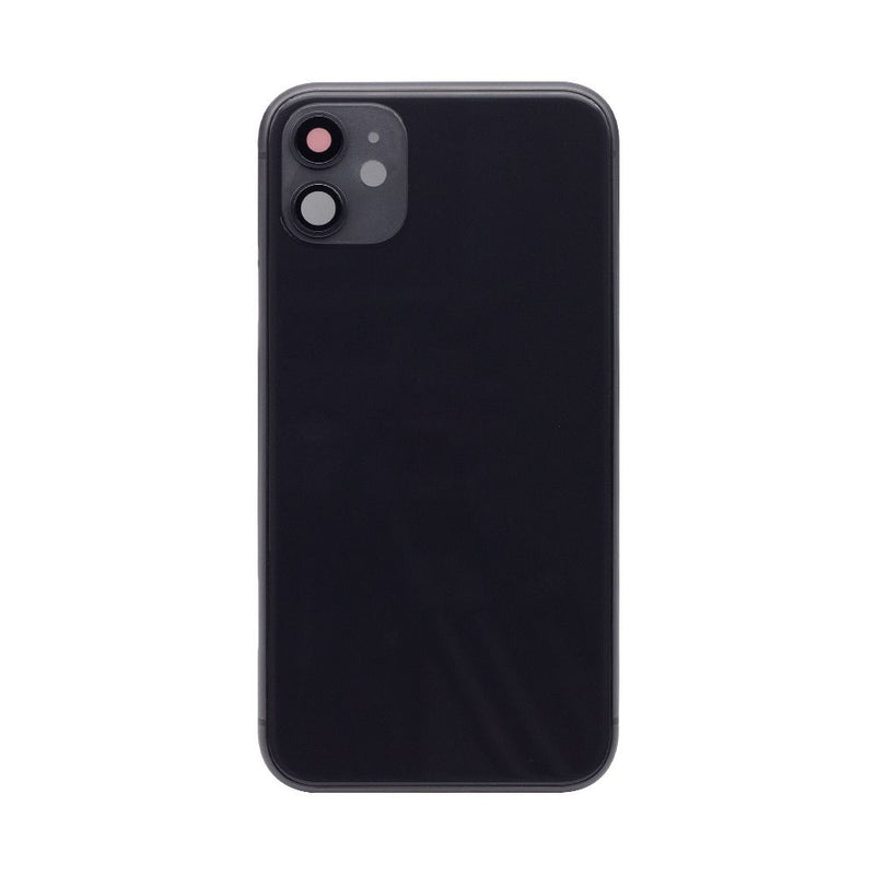 For iPhone 11 Complete Housing Incl All Small Parts Without Battery and Back Camera (Black)